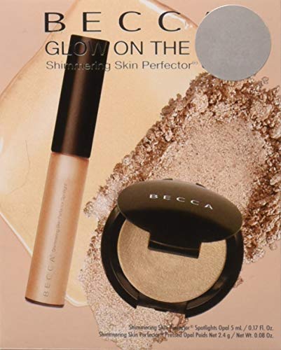 Becca 2 Piece Opal Glow On The Go Shimmering Skin Perfector Set, 1.2 Ounce