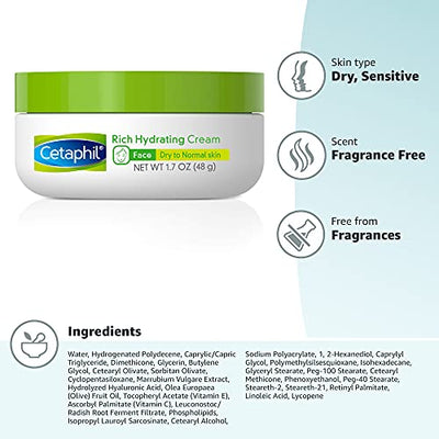 CETAPHIL Rich Hydrating Night Cream for Face