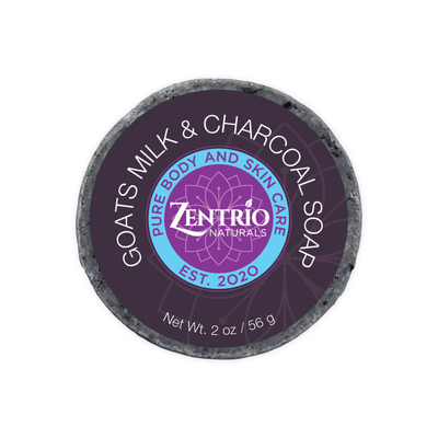 Goat's Milk And Charcoal - Face Soap - ZenTrio Naturals