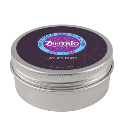 Lather Pure - Shaving Soap - ZenTrio Naturals